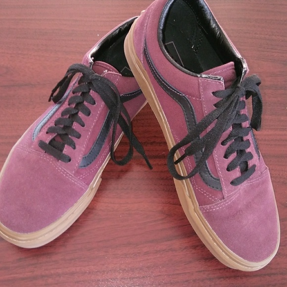 Vans Other - Vans Old Skool Burgundy & Black Shoes Unisex
